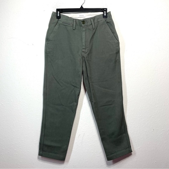 Anine Bing Logan Pant Green XS Q139 - Picture 3 of 10